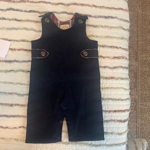 Navy blue Jon Jon. So cute for the holidays. Worn once - like new.